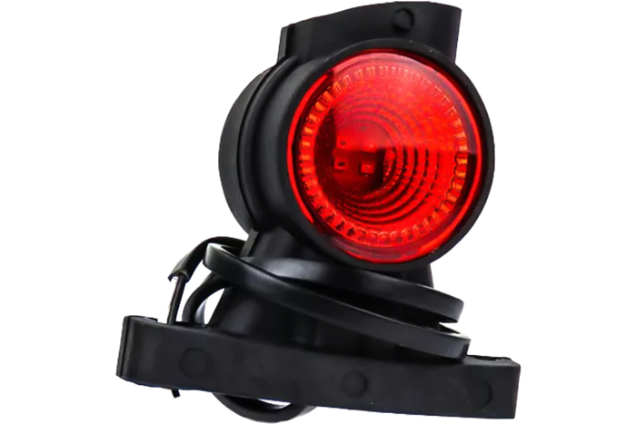 FRISTOM FT-140A LED venstre markeringslampe på gummiarm