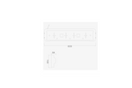 Nummerskiltramme med LED-belysning ASPOCK 12/24V-kabel 0,8m