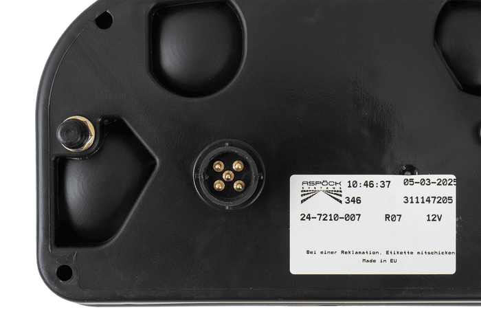 ASPÖCK Multipoint II baklykt, 6 funksjoner, høyre