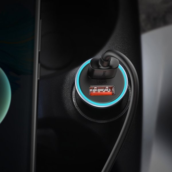 BASEUS Golden Pro 2xUSB 40W billadersett + USB-kabel