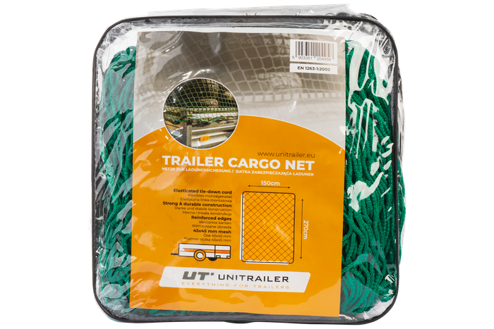 UNITRAILER sikkerhetsnett for tilhengere - størrelse 2,7x1,5 m