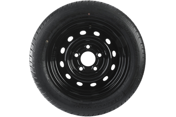 Forsterket hjul for tilhenger LINGLONG DEKK 195/50 R13C 104/101N UNITRAILER FELG svart 5,5Jx13" 5x112 ET:30