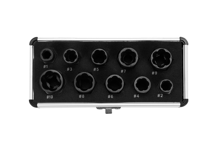 YATO YT-06031 skrueuttrekkere 9-19 mm 10 stk.