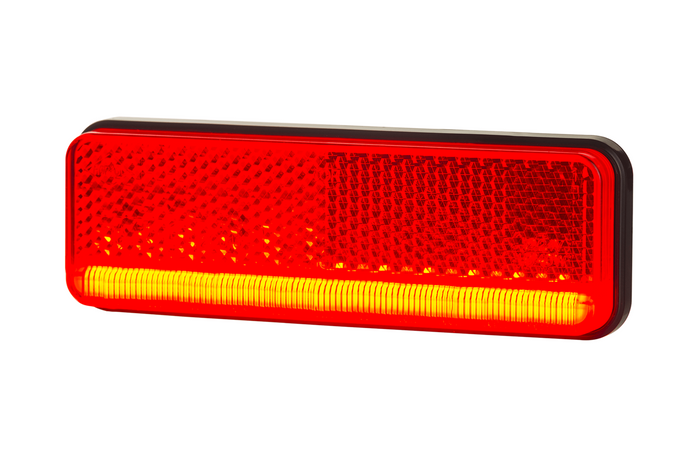 HORPOL LD 2437 LED-markeringslampe rød universal SLIM