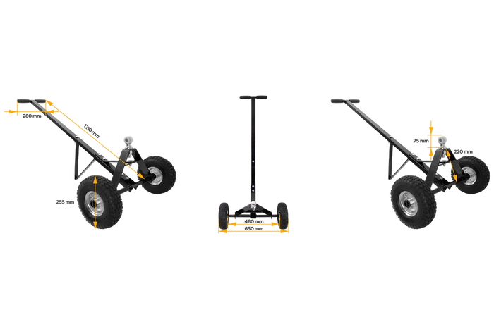Manøvreringsvogn for UNITRAILER 270 kg tilhenger