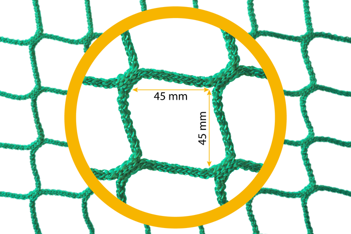 UNITRAILER sikkerhetsnett for tilhengere - størrelse 2,2x1,5 m