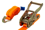 UNITRAILER 2m/25mm/1t oransje transportbånd med strammer