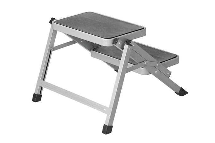 ProPlus 360823V01 Sammenleggbar campingtrapp To-trinns trappetrinn 150 kg