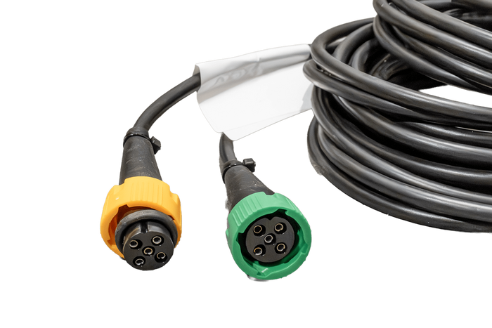 STIKKONTAK MANTES elektrisk installasjon tilhengerledning 5 m 13-PIN støpsel bajonetter 2x 5-PIN