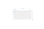 ProPlus 230072 Oppbevaringslomme for bagasjenett 302x169mm