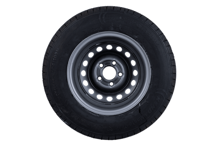 OUTLET Forsterket hjul for tilhenger KENDA DEKK 185/80 R14C 104/102N KENDA FELG 5.5Jx14"H2 5x112 ET:30