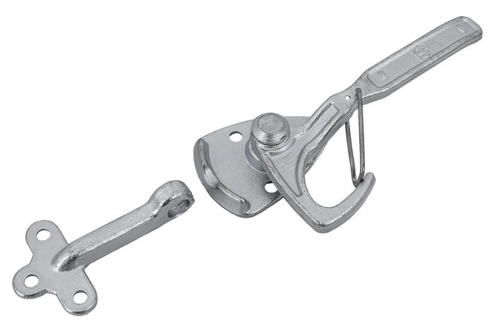 Venstre sidekobling med WINTERHOFF WV 20-L + WVG 20-A feste, komplett tilhengersidelukking