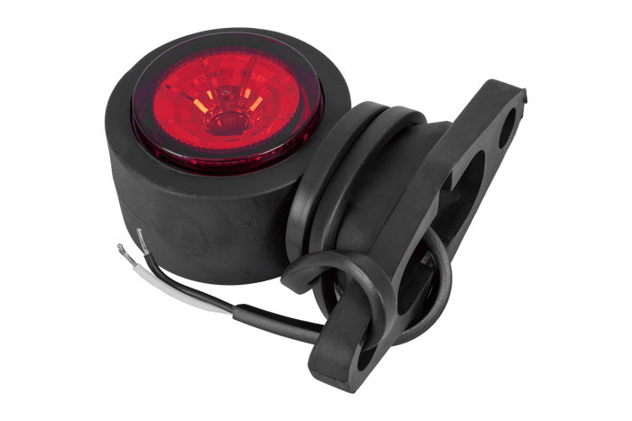 FRISTOM FT-009A LED-markeringslampe, universal, på gummiarm