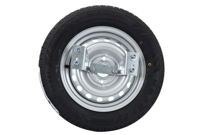 Reservehjul for tilhenger med brakett DEKK WANDA 155/70 R13 79N FELGTRAILER TOPP 4Jx13"H2 4x100 ET:30