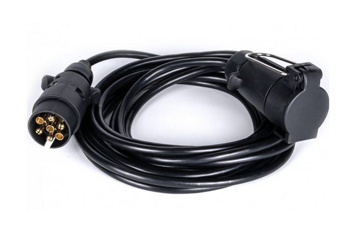 KAMAR E1223 elektrisk kabel 5m 12V støpsel/kontakt 7PIN
