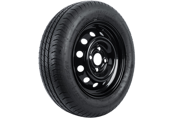 Tilhengerhjul DEKK LINGLONG 155/70 R13 75N UNITRAILER FELG svart 4Jx13"H2 4x100 ET:30