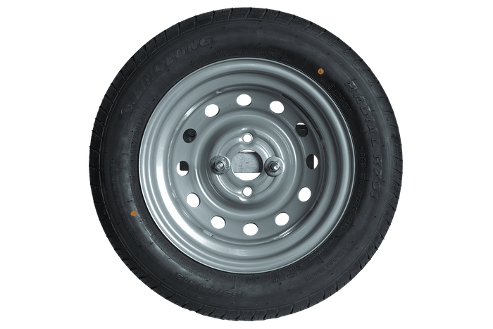Reservehjul for tilhenger med brakett DEKK LINGLONG 155/70 R13 75N FELG UNITRAILER 4Jx13"H2 4x100 ET:30