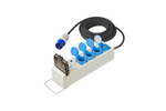 CEE camping skjøteledning med splitter ProPlus 373583DE 10m kabel, 3x Schuko-kontakter, 2xUSB