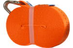 UNITRAILER 10m/25mm/1t oransje transportbånd med strammer