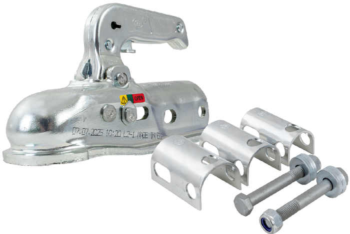 STEELPRESS BC-3000.1D-00-00+Z2 kulekobling for 3000 kg tilhenger med 35-50 mm rørformet dragstang