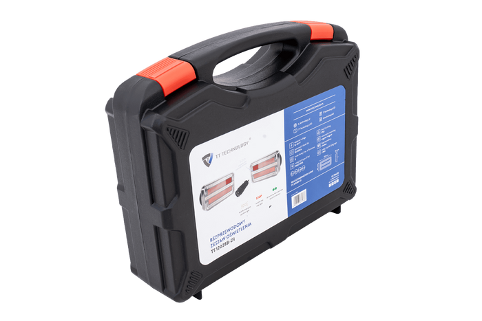 TT Technology TT.12028B-DI LED-baklykter 3 funksjoner venstre + høyre, trådløse, magnetiske