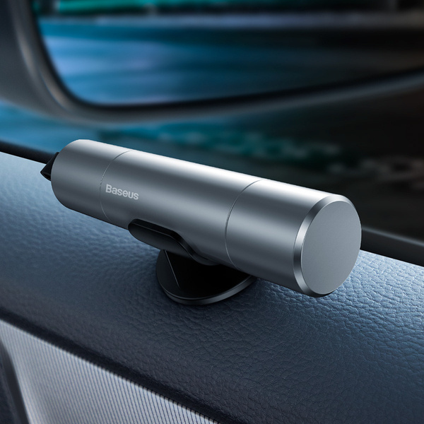 BASEUS Sharp Tool 2in1 Safety Glass Hammer Life Belte Kniv