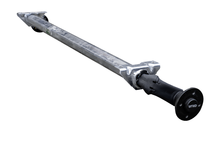 AL-KO OPTIMA ubremset aksel for tilhenger 750 kg 1260 mm 1660 mm 4x100