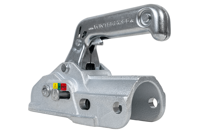 WINTERHOFF WW 30-K+Z kulekobling for 3000 kg tilhenger med 35-51 mm rørdrag, støpejern