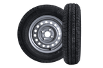Sett med to hjul for tilhenger KENDA DEKK 155/80 R13 84N KENDA FELG 4Jx13"H2 4x100 ET:30