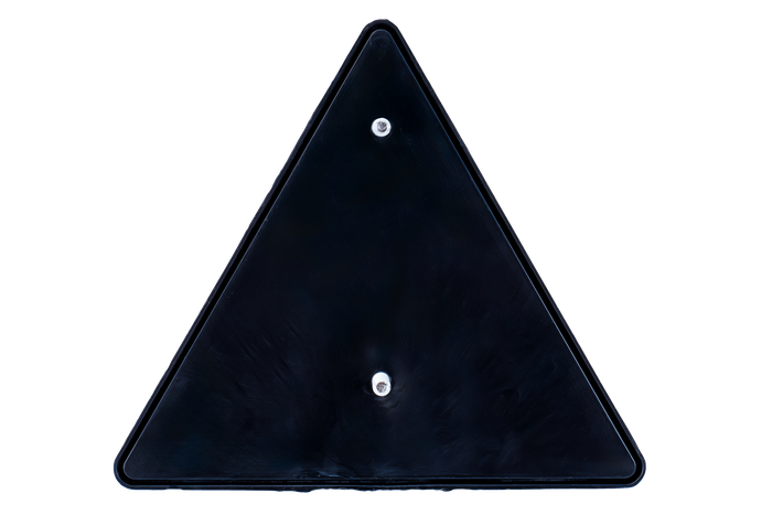 DOBPLAST DPT35 varselreflekterende trekant, rød, 148mm