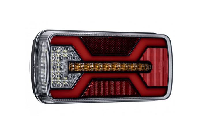 KAMAR X-SPIDER L2425 LED baklys 5 funksjoner universal