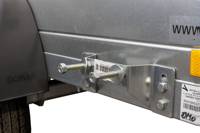 Reservehjulstøtte for Unitrailer Garden Trailer KIPP