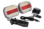 TT TEKNOLOGI TT.12018B-CAN LED-baklys 4 funksjoner venstre+høyre, trådløs, magnetisk