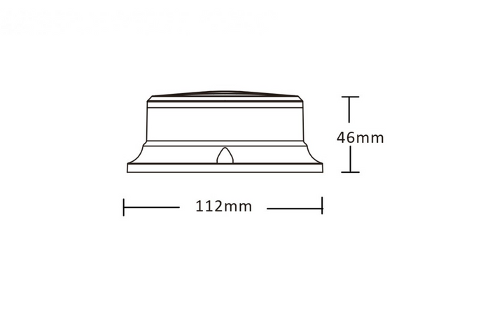KAMAR PICO ALR0054 LED-varsellampe, 3 blinkende moduser