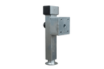 UNITRAILER D-110.000.049 uttrekkbar sveivstøtte for 1300 kg flatbed-tilhenger 410-645 mm