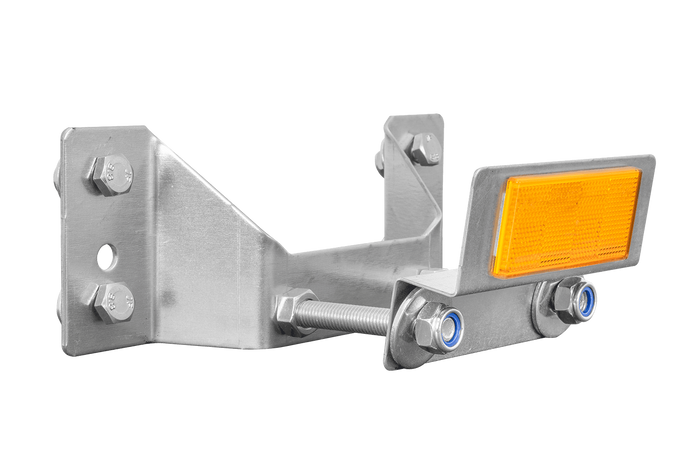 UNITRAILER HAGEHENGER KIPP reservehjulsfeste med reflektor