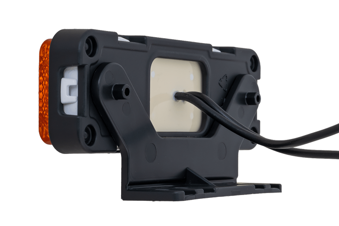 WAŚ W254 2033 LED-markeringslampe, oransje, universal, med holder