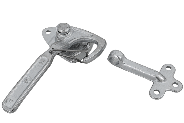 Høyre sidekobling med WINTERHOFF WV 20-R + WVG 20-A feste, komplett tilhengersidelukking