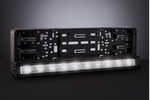 Nummerskiltramme med LED-belysning TT TECHNOLOGY TT.11013 kjørelys og posisjonslys 12/24V