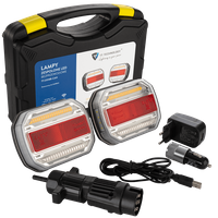 TT TEKNOLOGI TT.12018B-CAN LED-baklys 4 funksjoner venstre+høyre, trådløs, magnetisk