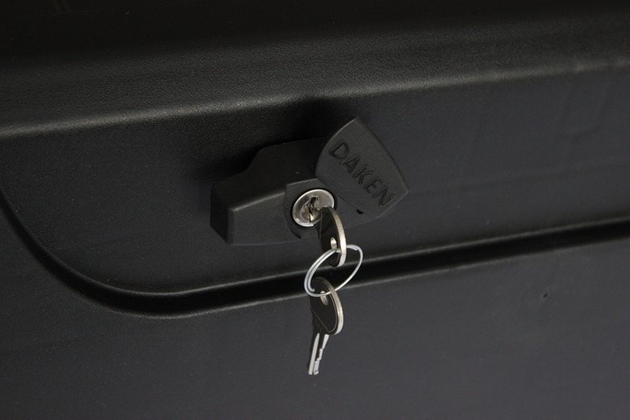 DAKEN 82202 BLACKIT verktøykasse 550x250x295mm 23l med monteringsbraketter