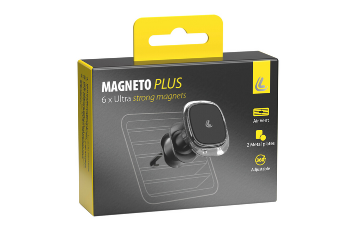 Magneto Plus LAMP magnetisk telefonholder for luftventilen