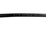 TEXSIM YLY-Sp 2x0,75 flat elektrisk kabel med to kjerner - 1 m