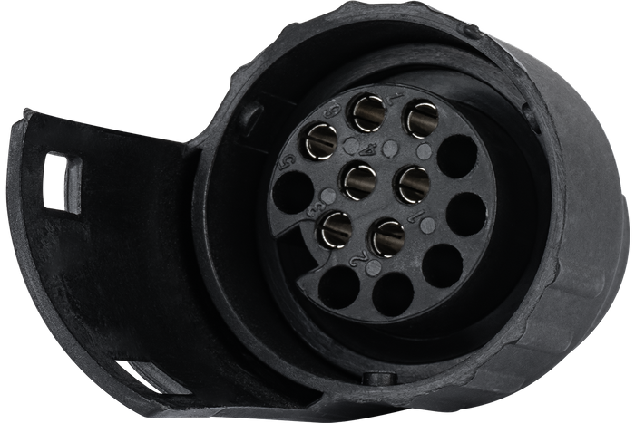 Trekkkontaktadapter for bilhenger, 7 til 13 adapter
