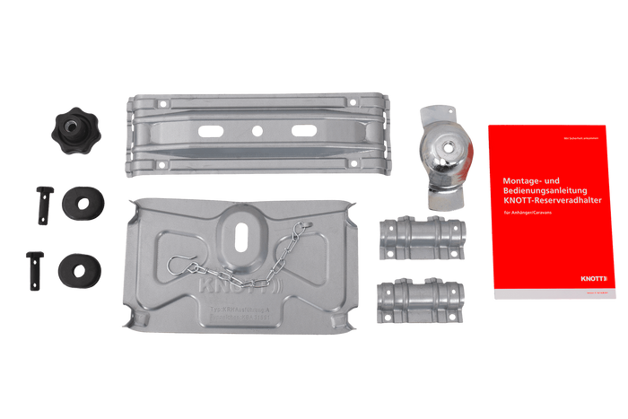 KNOTT reservehjulsholder hjulfeste for campingvogn 1200-1500mm
