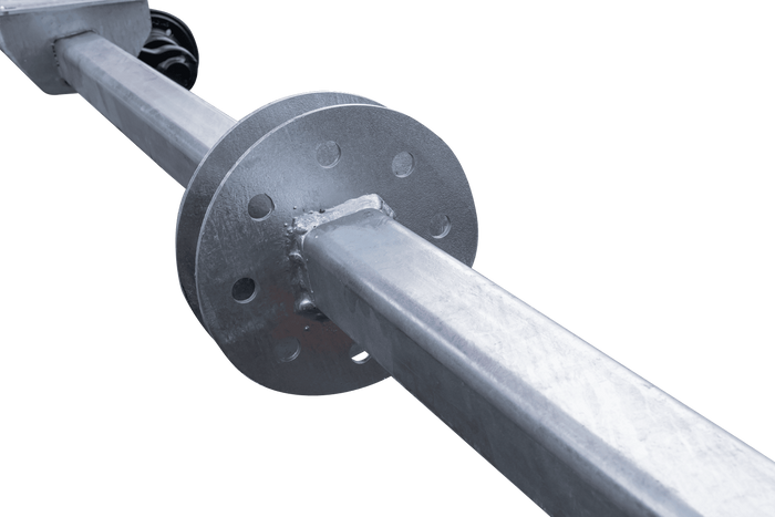 KNOTT VG7-L ubremset aksel for tilhenger 750kg 1607mm 2027mm 4x100