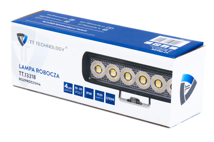 LED-arbeidslampereflektor TT TECHNOLOGY TT.13318 24xLED 1920lm rektangulær