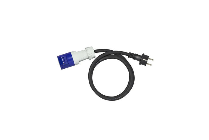 Adapter med jordet støpsel og CEE-uttak 16A ProPlus 373527DE kabel 150cm
