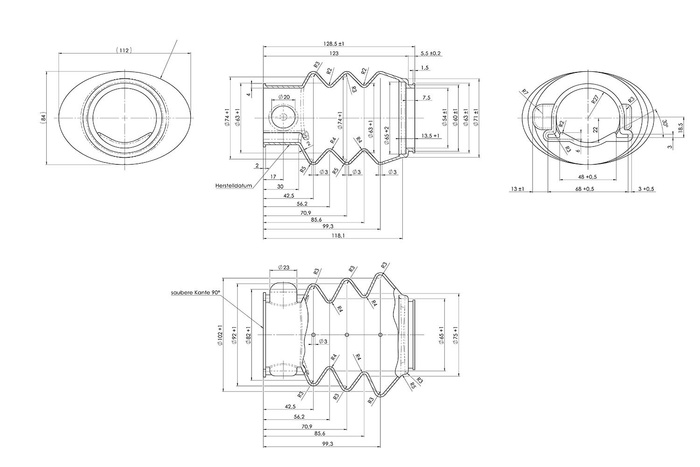 Gummibelger AL-KO 161S / 251S / 251G FI50