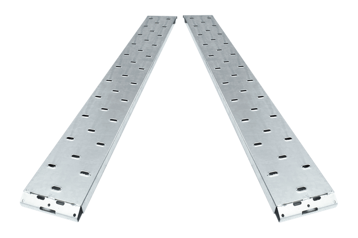 UNITRAILER ramper stålramper for bergingsbilhenger 250cm 1500 kg sett med 2 stk.